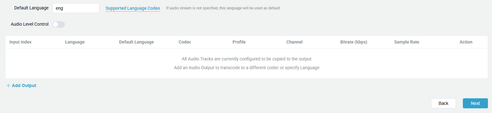 Create Parameter Details