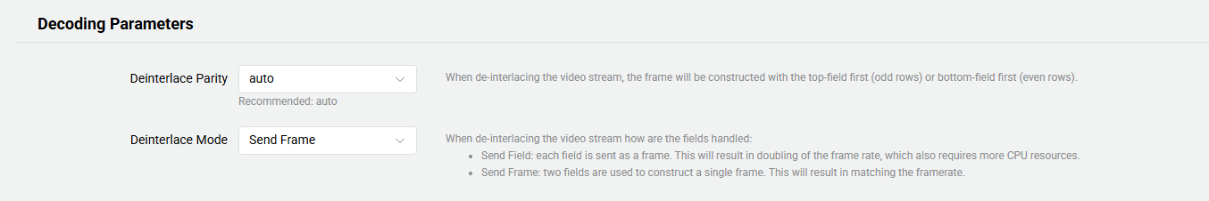 Edit Parameter Details