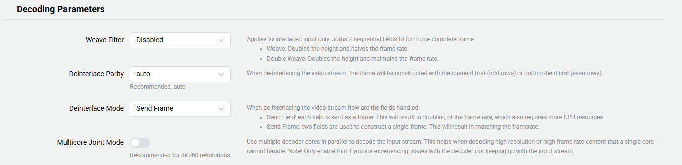 Edit Parameter Details