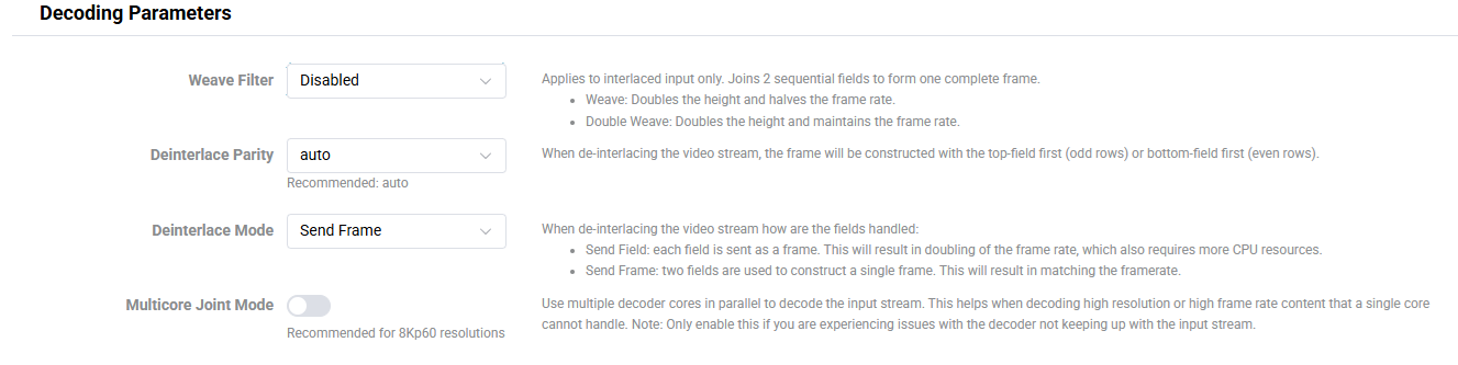 Edit Parameter Details
