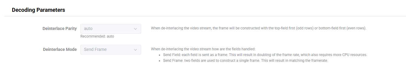 Edit Parameter Details