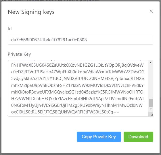 New Private Key
