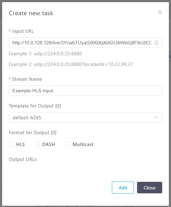 Pull streaming interface