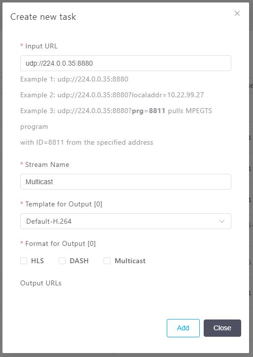 Pull streaming interface