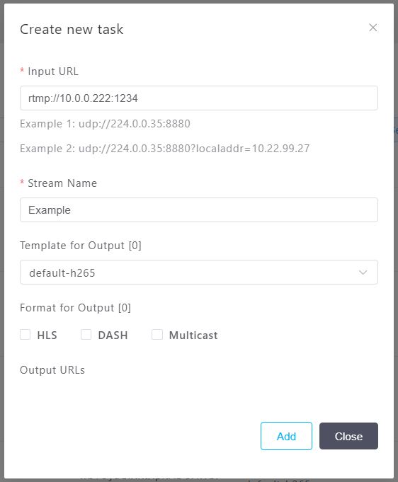Pull streaming interface