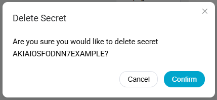 Confirm Delete