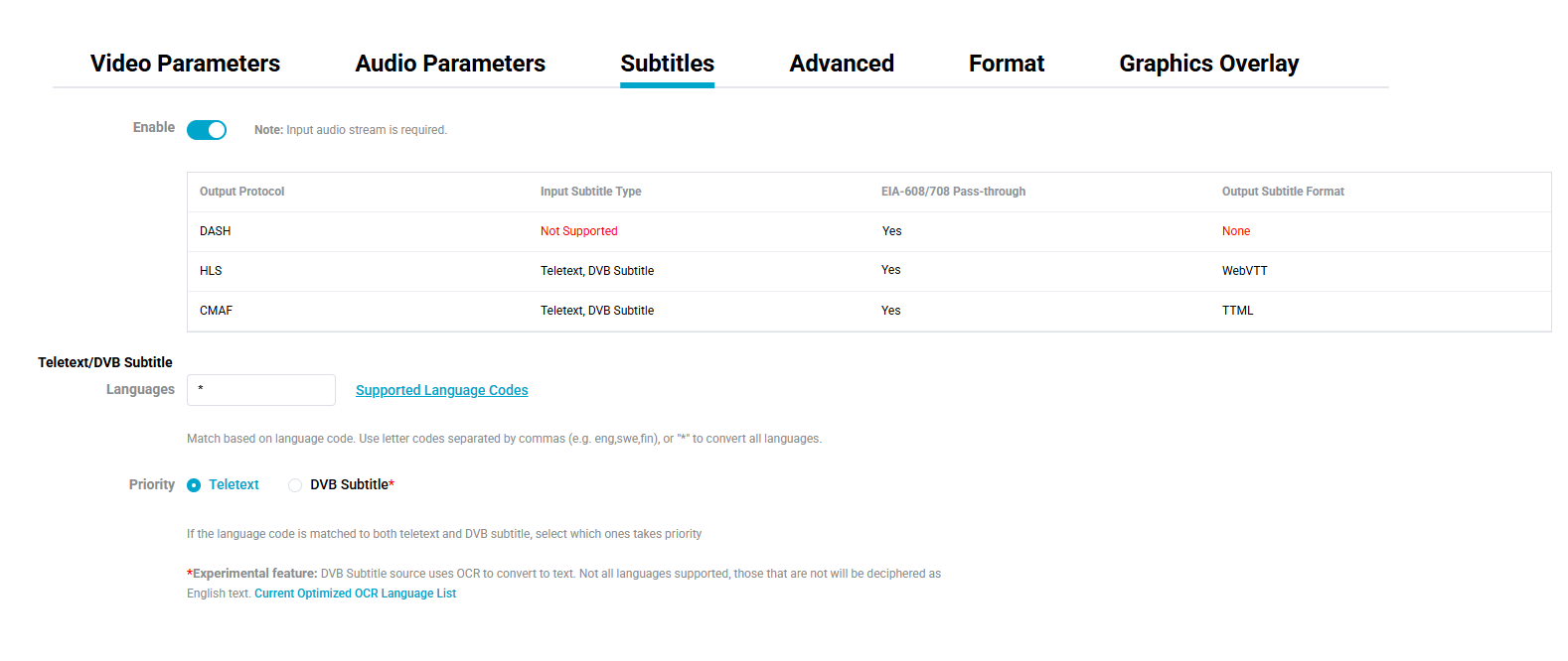 Edit Parameter Details